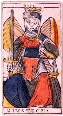 Tarot name meaning 8 Justice Jean Dodal